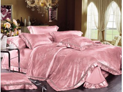 Jaquard Soft Silk Cotton Bedding Set-HYNH(DS)